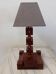 Lampe dès en bois vintage