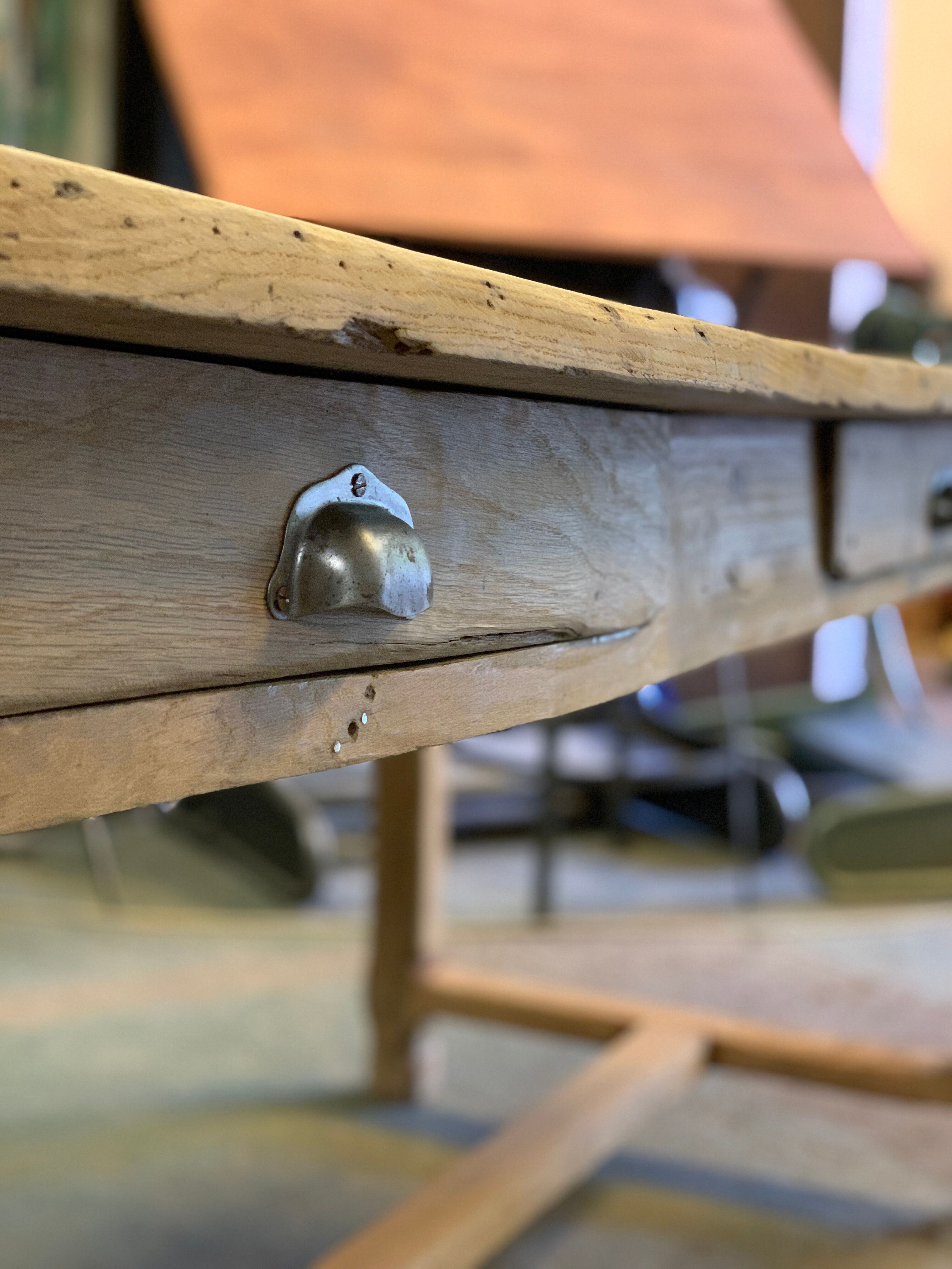 Walnut farmhouse table 1920
