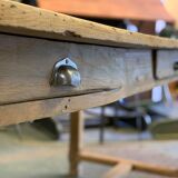 Walnut farmhouse table 1920