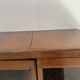 Pair of display cabinets in solid cherry wood from the 19th century.
