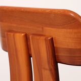 Mario Marenco Walnut Sapporo Dining Chairs for Mobilgirgi, 1970s