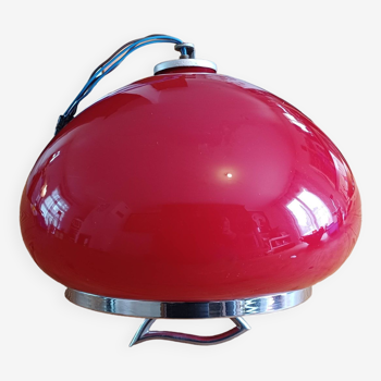 Vintage Opaline Red Pendant Lamp “VIRO”
