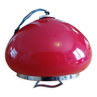 Vintage Opaline Red Pendant Lamp “VIRO”