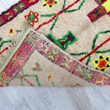 Tapis berbère marocain artisanal 203 x 104 CM