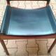 Fauteuil bois et cuir