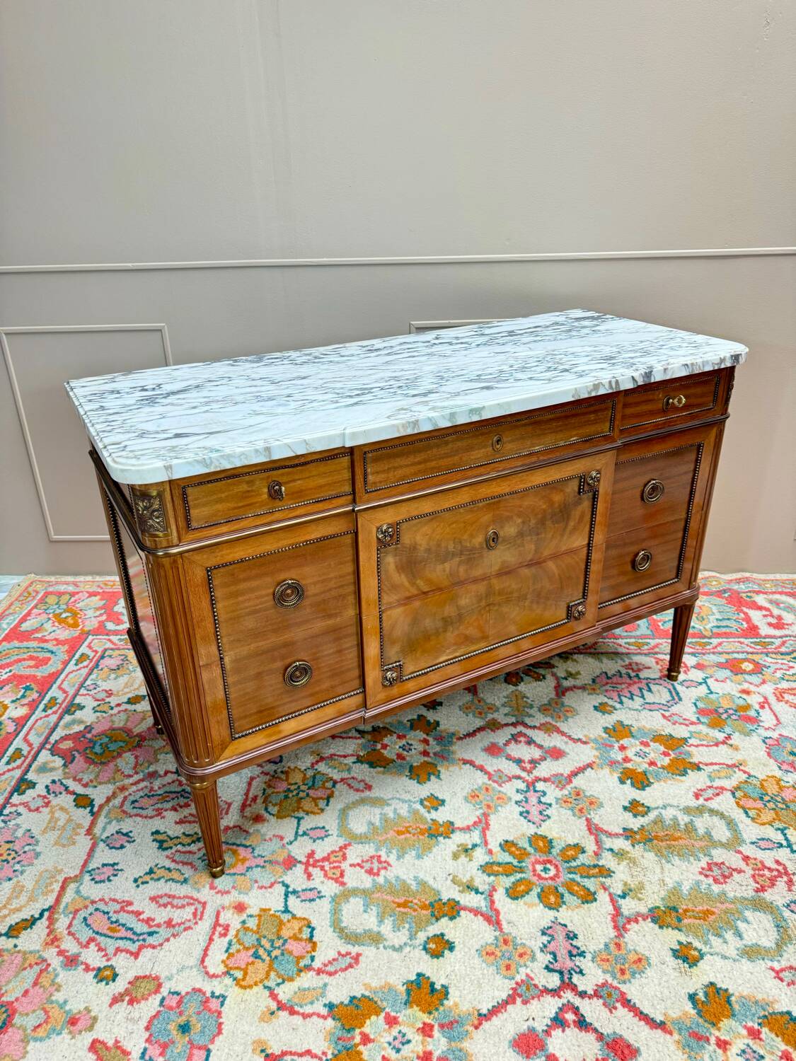 Louis XVI Style Mahogany Chest of Drawers