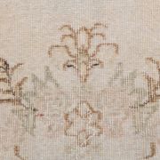 Tapis Aubusson ancien tons beiges et roses, élégant et raffiné, 209x335 Cm