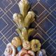 Wall decoration in slurry (flowers)