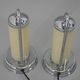 Set of Two Functionalist Table / Bedside Lamps, 1930s, Restored