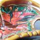 Large ceramic dish shell style Vallauris