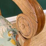 Suite of three antique armchairs