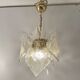 Suspension en verre de Murano, années 80