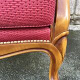 Paire de fauteuils style Louis Philippe, vintage, années 60