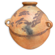 Terracotta anses jar