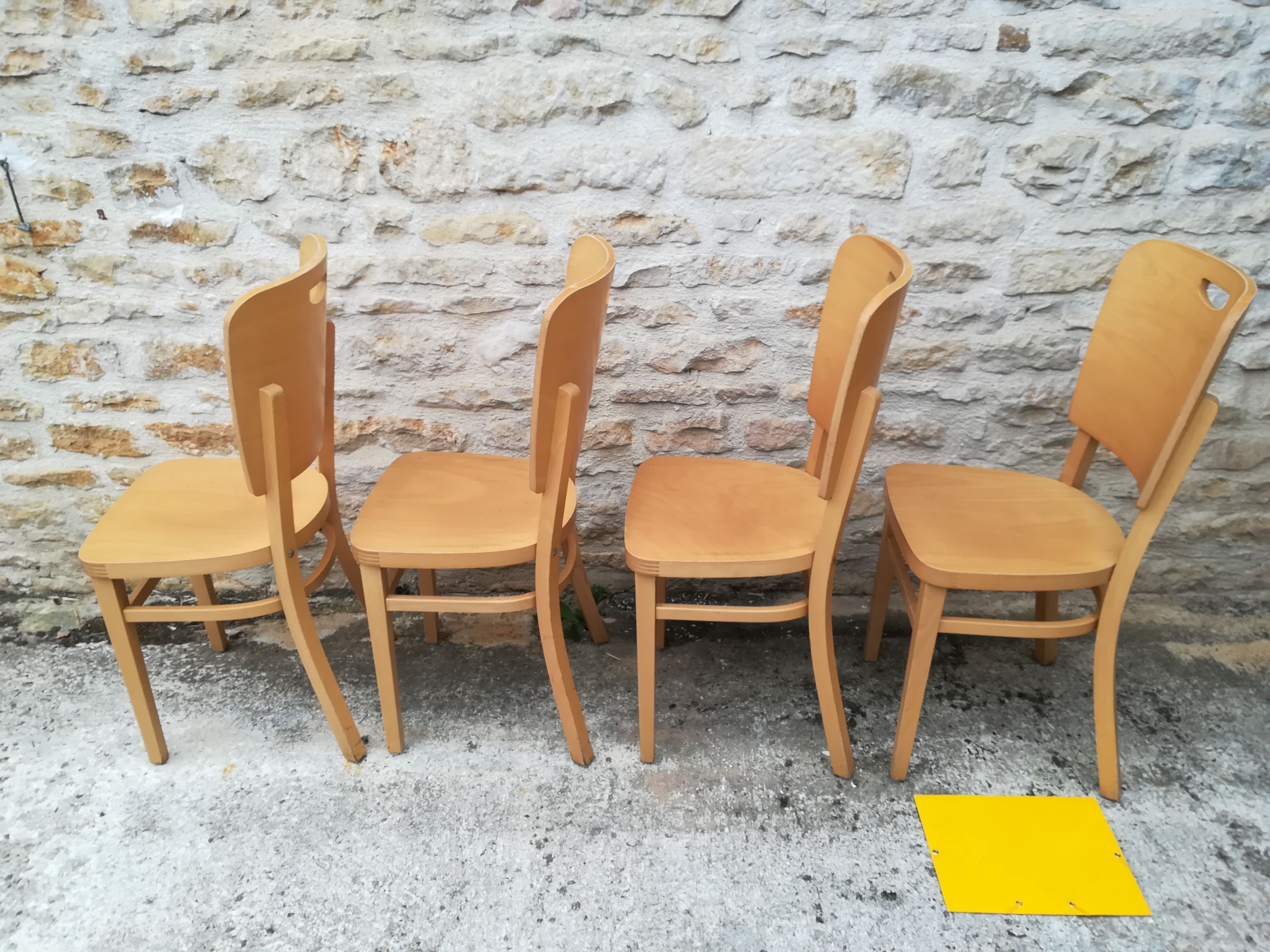 8 chairs bistro has high back 70 years