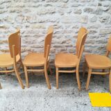 8 chairs bistro has high back 70 years