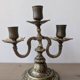 Pair of bronze candlesticks
