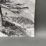 Bernard Darot silver gelatin photograph of a 20th-century mountain landscape
