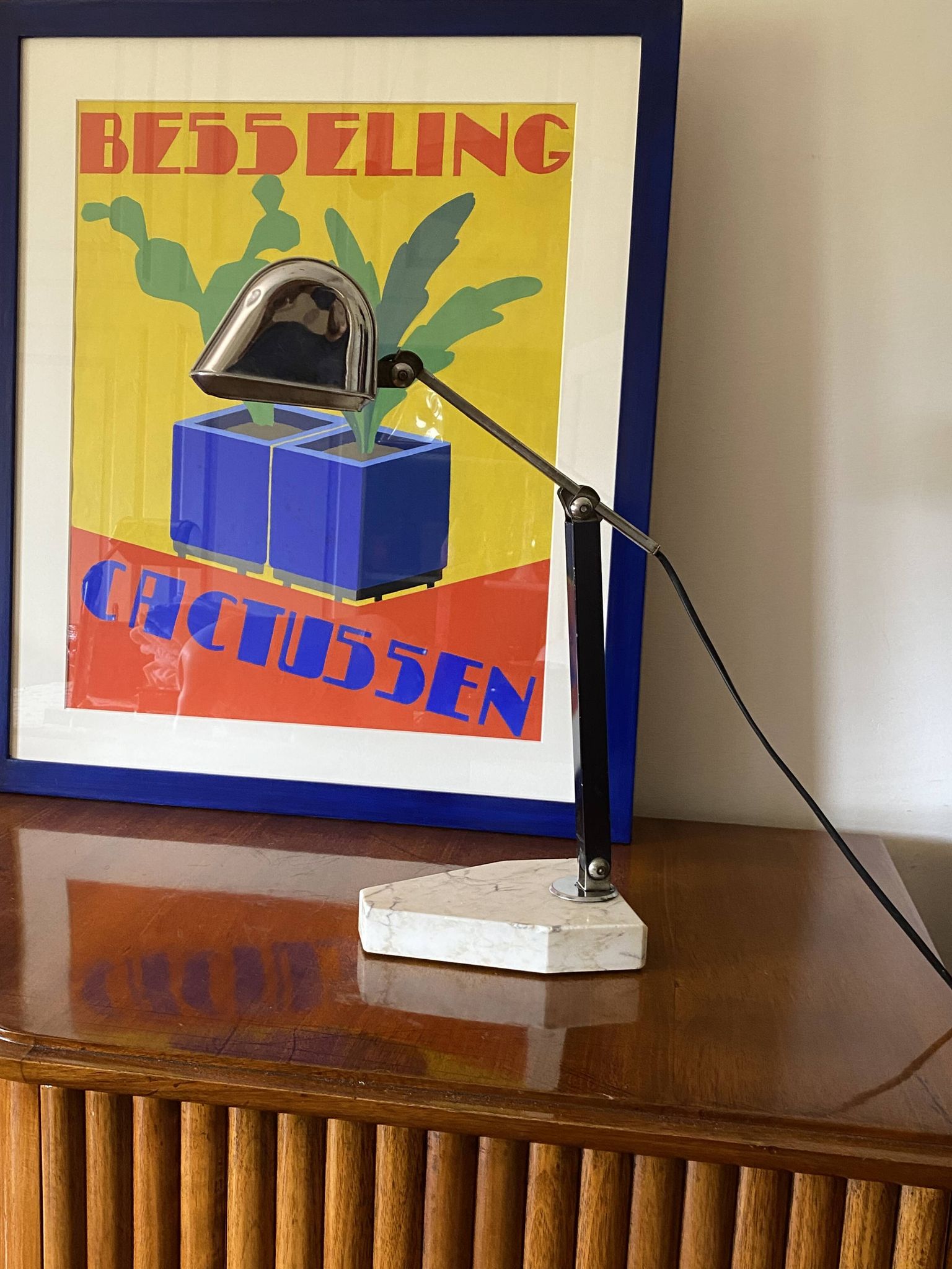 Lampe de bureau Art Déco, Fare France, vers 1930