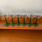 Verres à pied vin d alsace