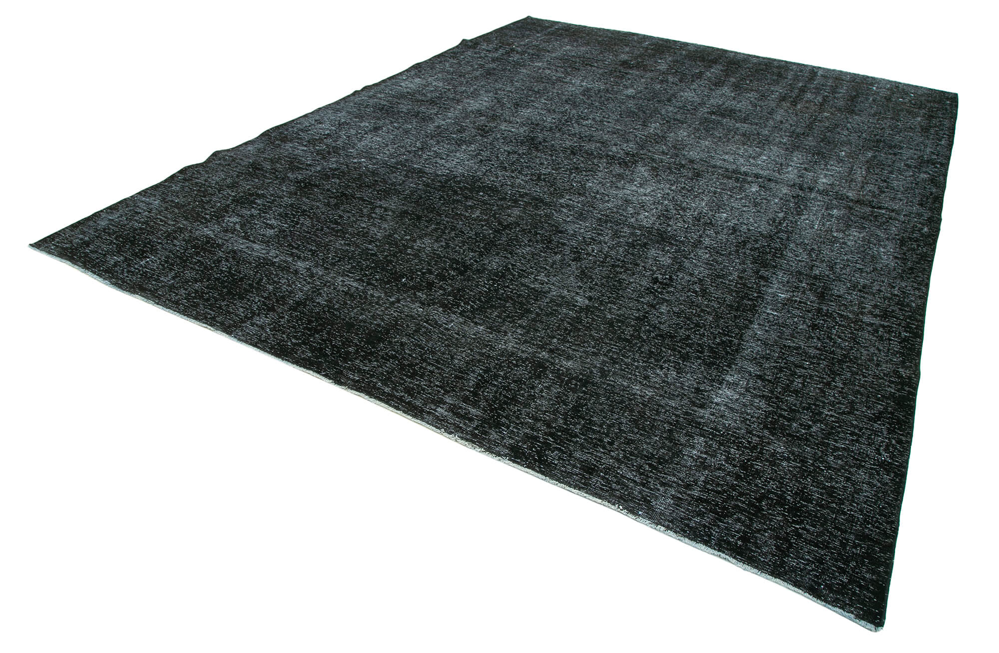 Tapis oriental surteint noué à la main 287 cm x 390 cm Tapis en laine noire