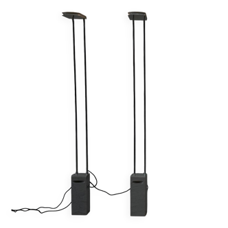 Paire de lampadaires Skipper de Bruno Gecchelin