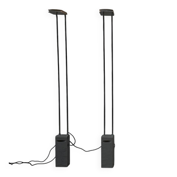 Pair of Skipper floor lamps by Bruno Gecchelin
