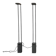 Pair of Skipper floor lamps by Bruno Gecchelin