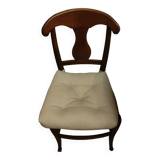 Set of 4 solid beech wood chairs