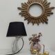 Bubbled glass lamp