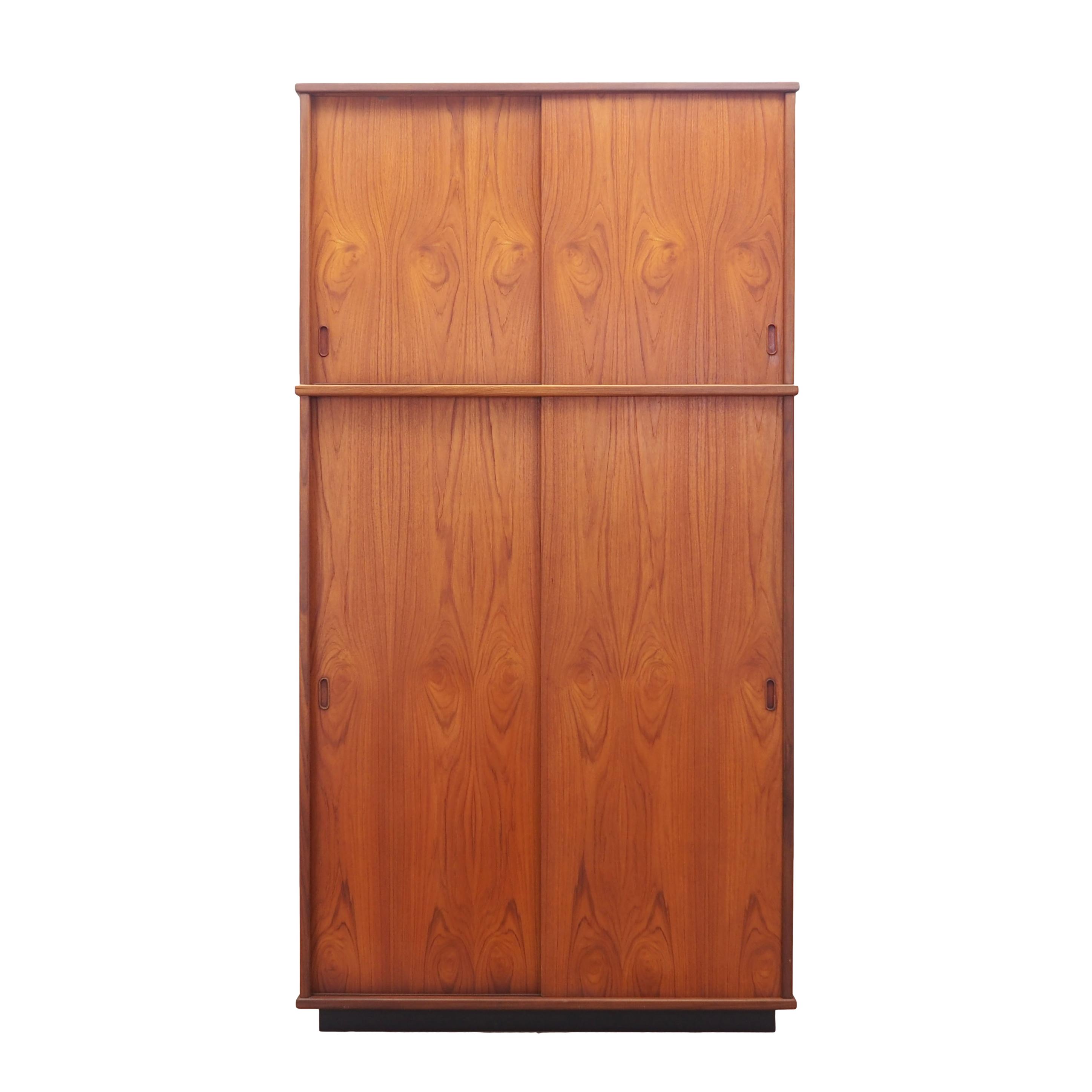 Teak wardrobe, Danish design, 60s, made in Denmark