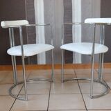 Pair of white chairs design
