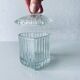 Glass heart candy box