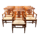 10 chaises françaises d'époque Directoire.
