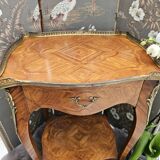 Louis XV style marquetry side table