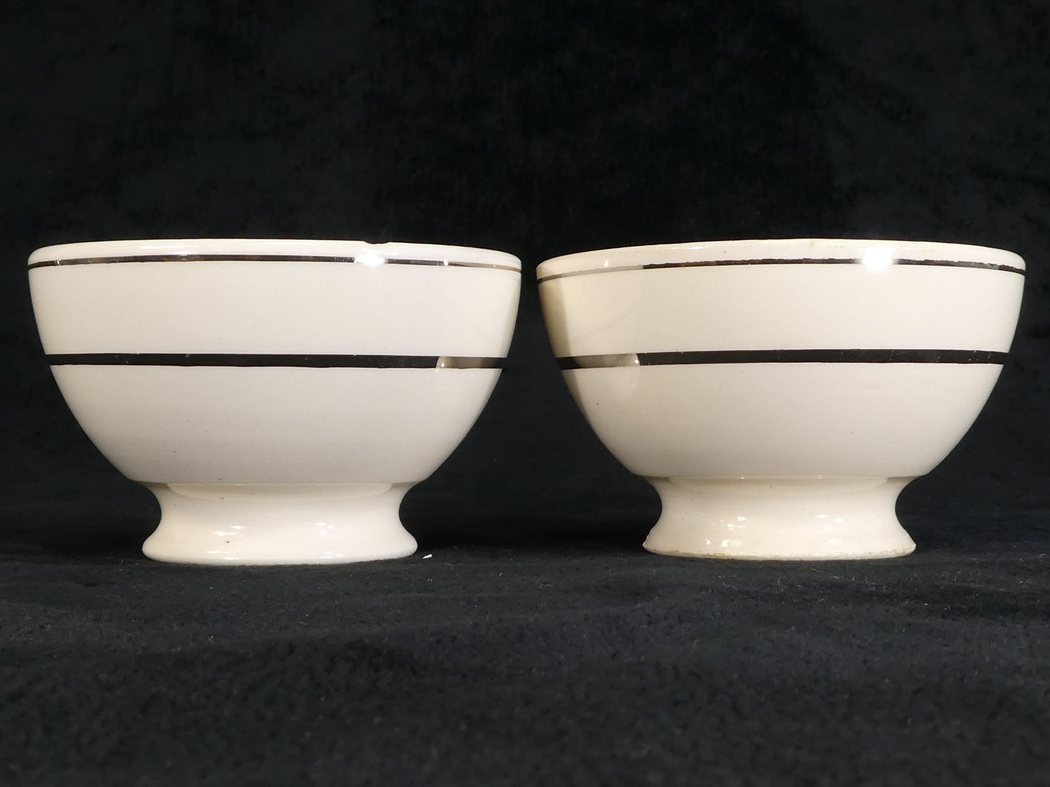 Pair of bowls in earthenware of Badonviller