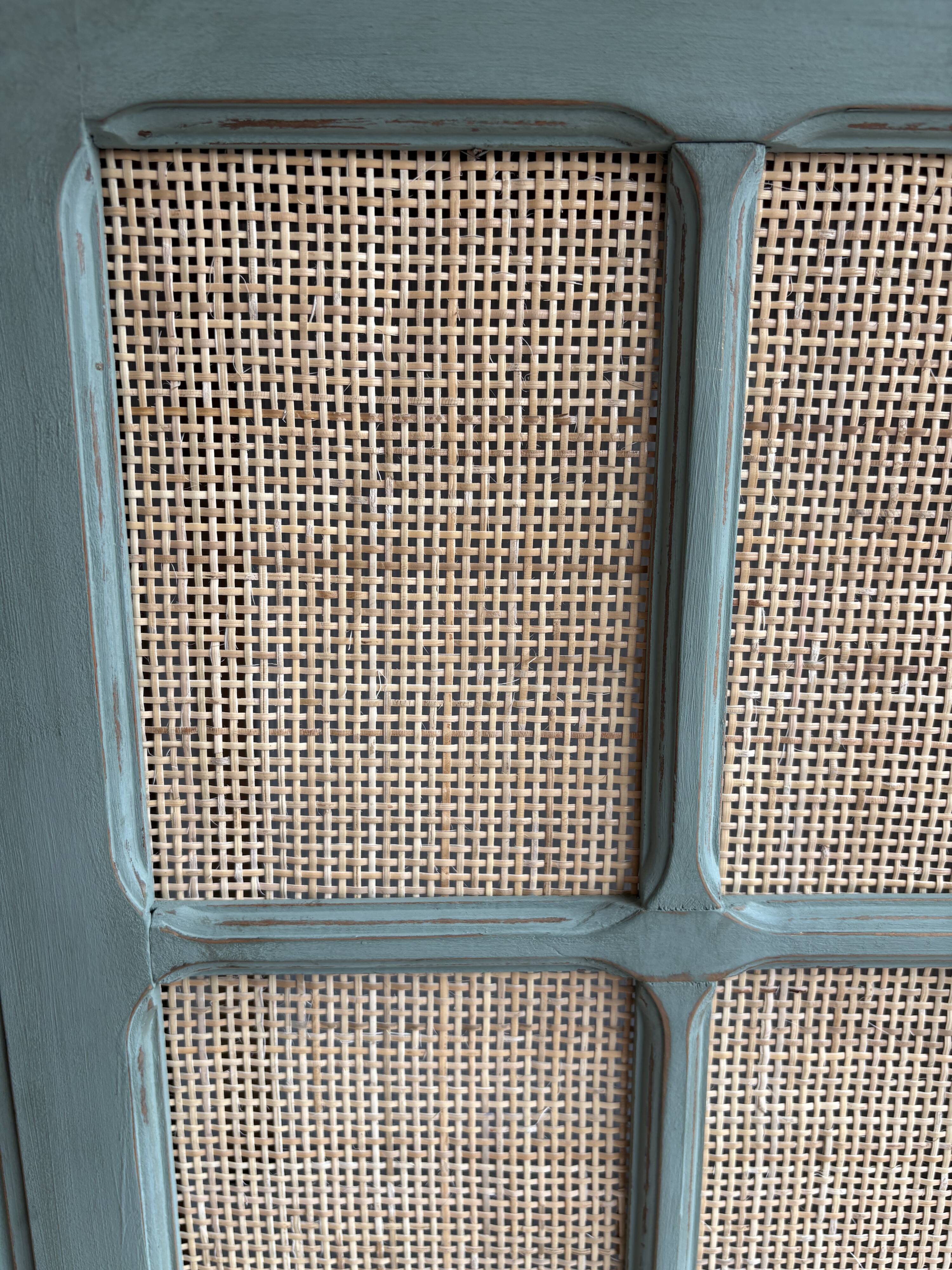 Parisian rattan wardrobe