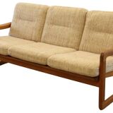 Holstebro deense vintage teak bank 'Karstoff'