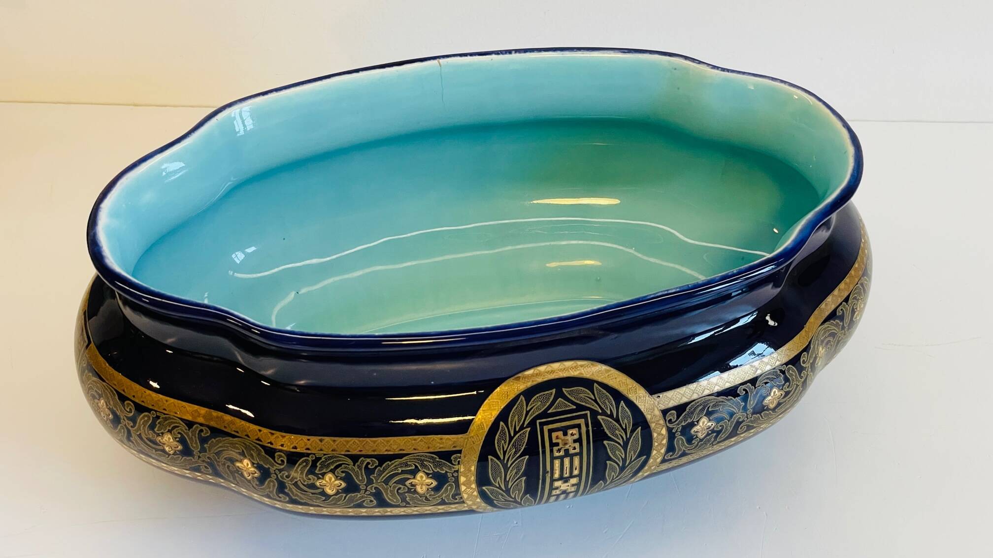 CACHE POT Ceramic SARREGUEMINES France