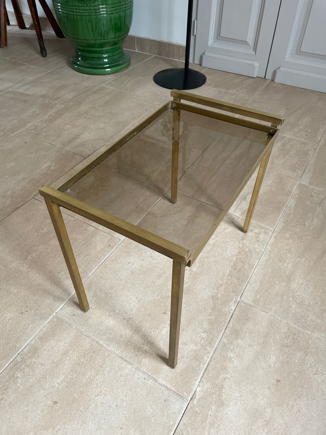 Vintage coffee table end of sofa 1970