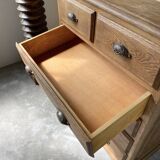 Chiffonier commode chêne 1950