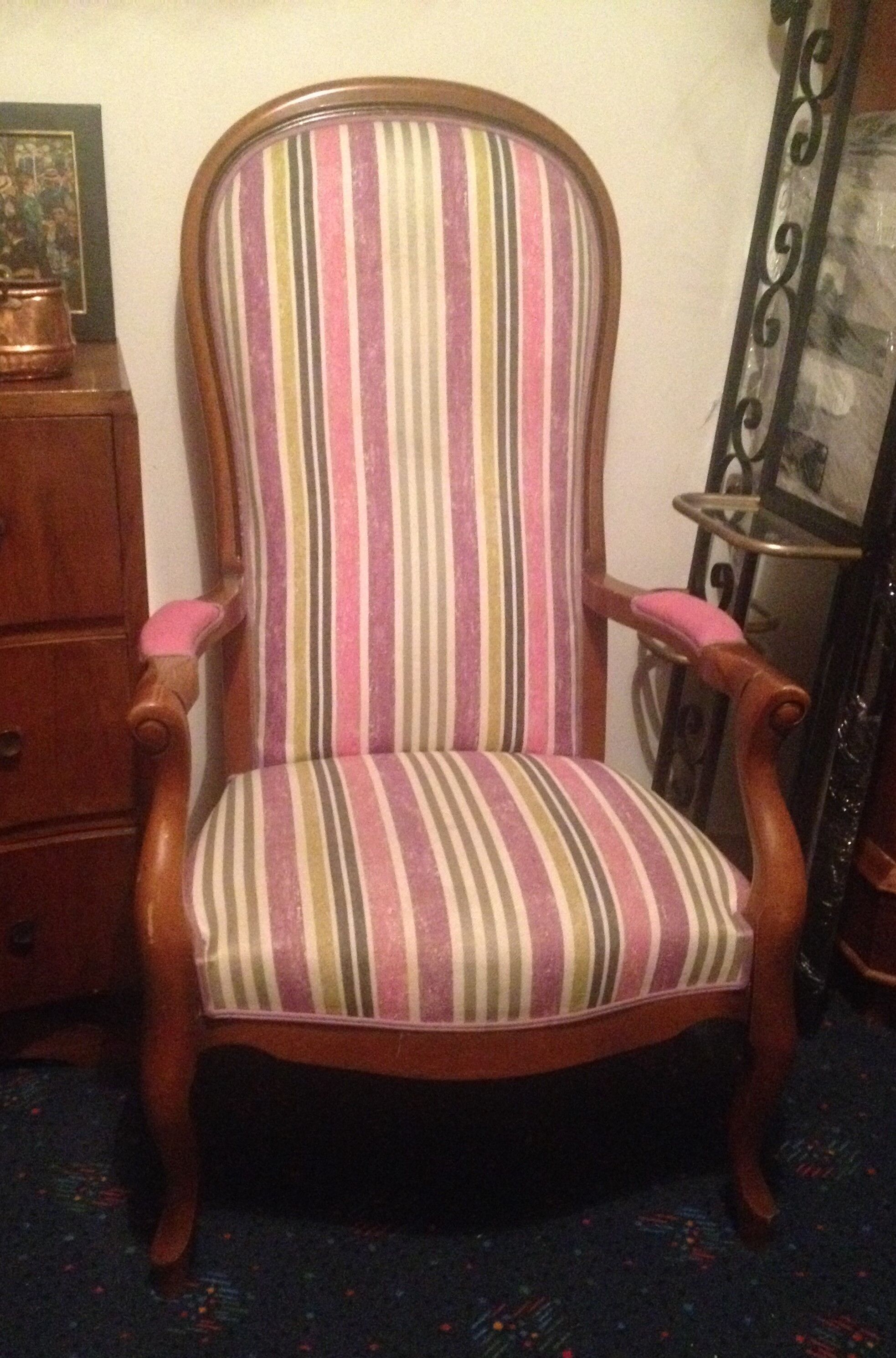 Relooked Voltaire armchair