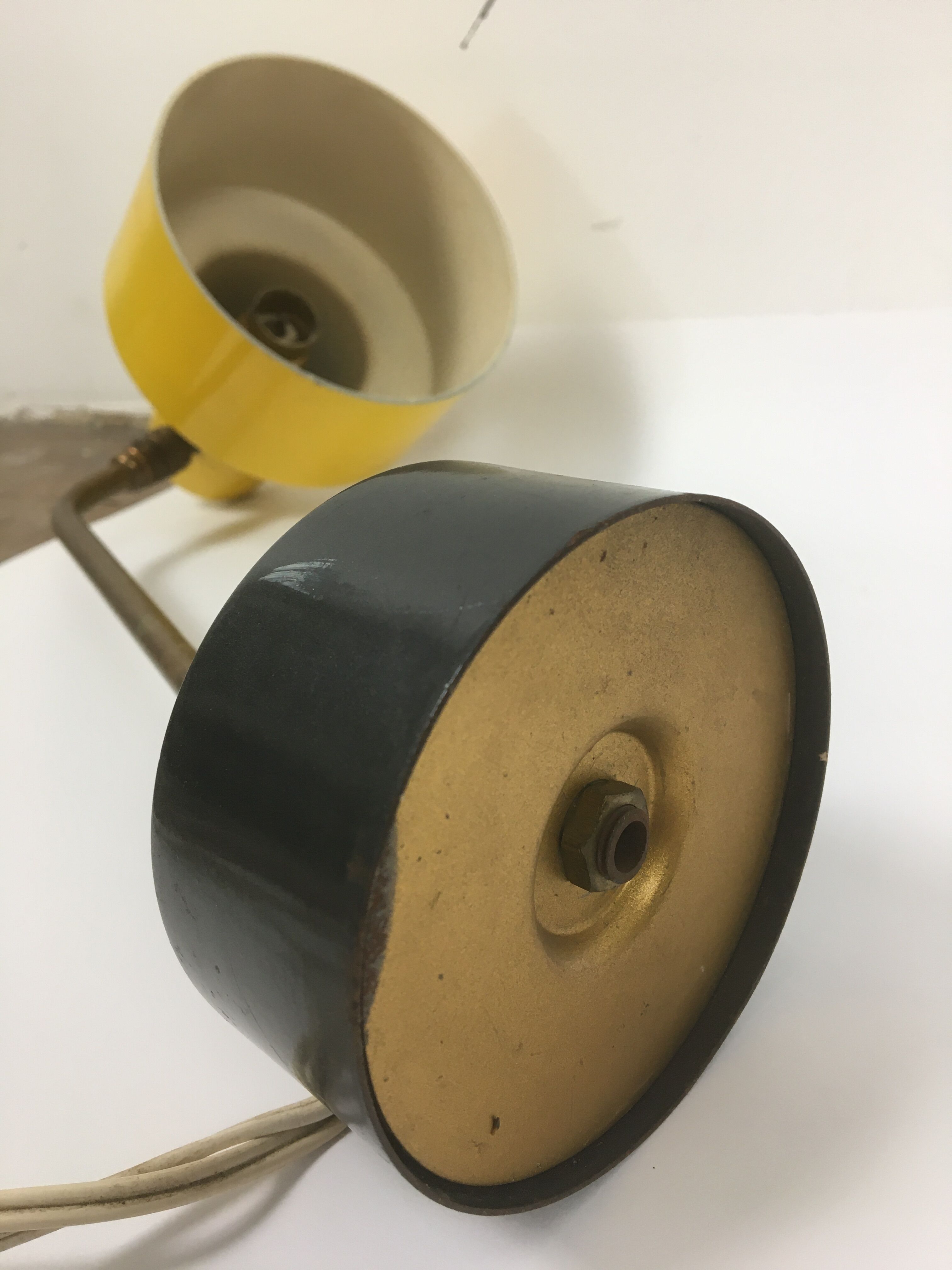 Brass desk lamp with ball joint 1950-60