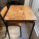 Bonton wooden children's desk and chair