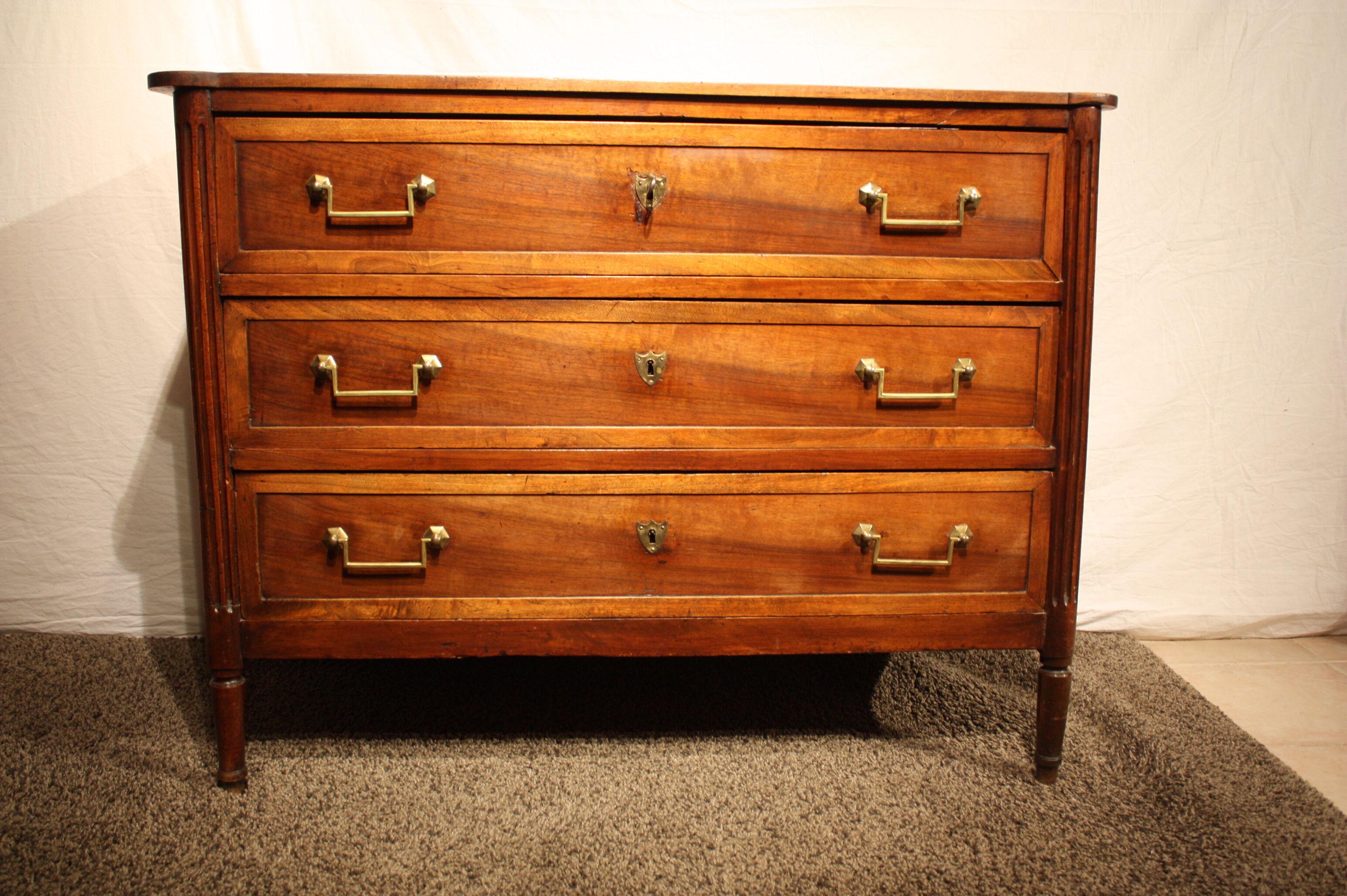 COMMODE Louis XVI XVIII Walnut