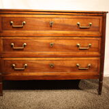 COMMODE Louis XVI XVIII Walnut