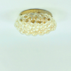 Large Mid-Century Amber Bubble Glass Ceiling Light by Helena Tynell, 1960s