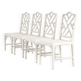 1970s Faux bamboo dining chairs from Spain