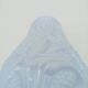 Art Deco Opaline Vase Blue Pastel Glass Pine Cone Decoration France 1930s