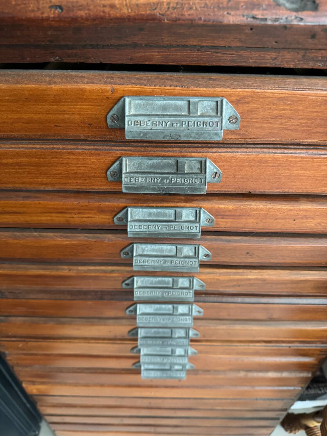 Old printing furniture